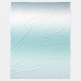 Beach Aqua Blue Ombre Fleecefilt