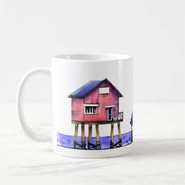 Beach är min Lycklig Ställe Kaffemugg