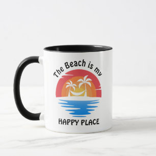 Beach är min Lycklig Ställe Mugg