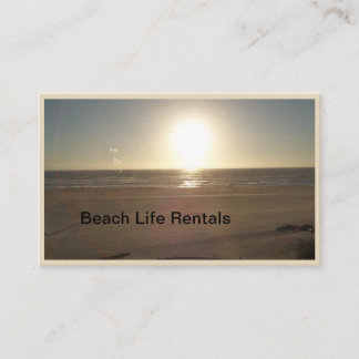 Beach är mitt företag visitkort