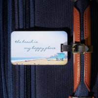 Beach är mitt Lycklig Ställe-moderna skript Kustku