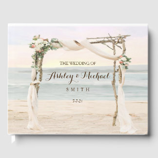 Beach Arbor Sunset Guestbook Gästböcker