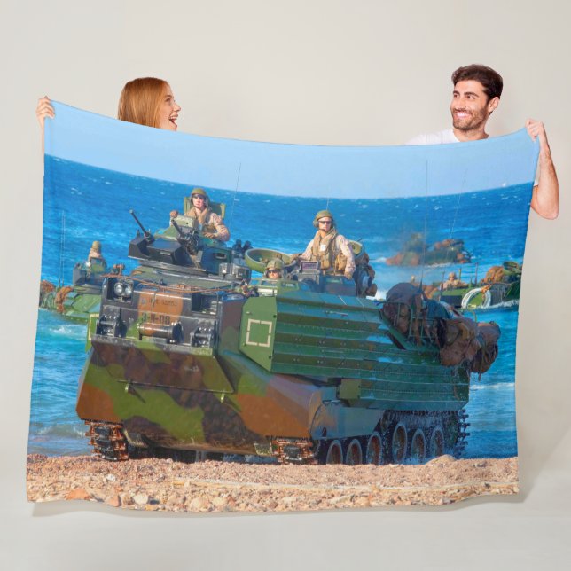 BEACH ARMOR - Amphibious Fordon Fleecefilt (På plats)