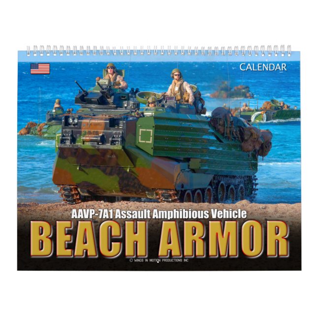 BEACH ARMOR - Amphibious Fordon Kalender (Omslag)