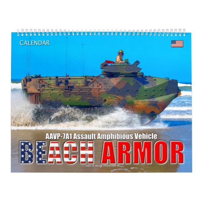 BEACH ARMOR - Amphibious Fordon Kalender (Omslag)