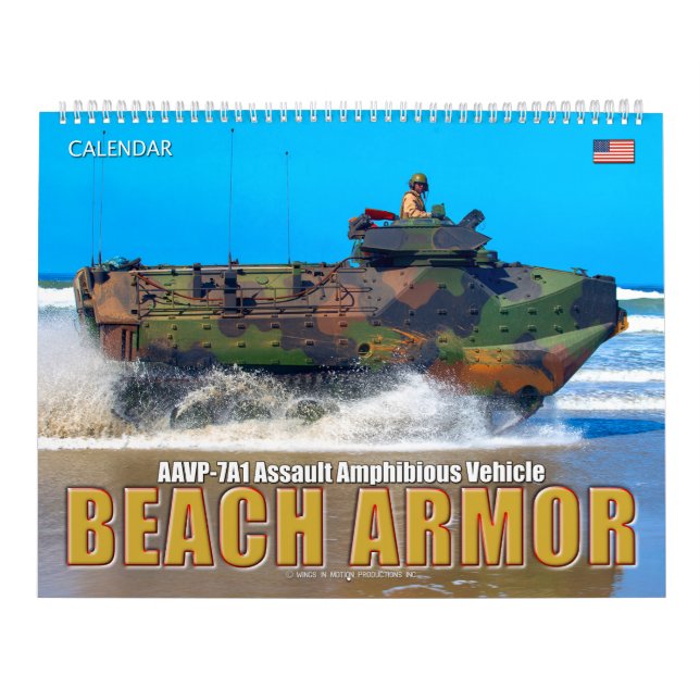 BEACH ARMOR - Amphibious Fordon Kalender (Omslag)