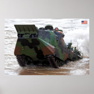 BEACH ARMOR - Amphibious Fordon Poster