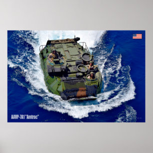 BEACH ARMOR - Amphibious Fordon Poster