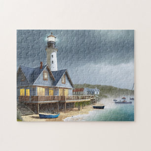 Beach Art Bold och Vacker Jigszle Puzzle Beach Pussel