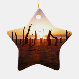 Beach Art Julgransprydnad Keramik