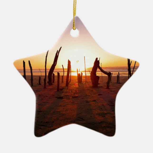 Beach Art Julgransprydnad Keramik (Framsidan)