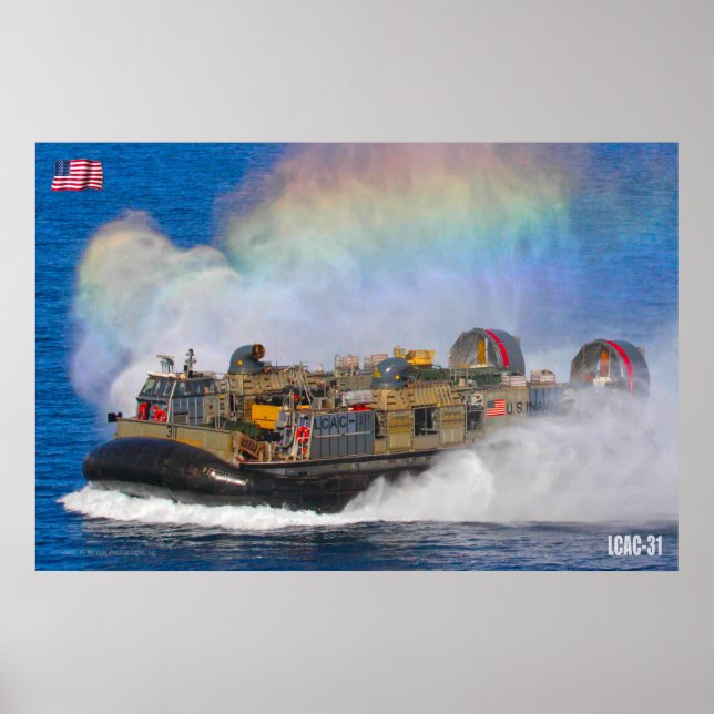 BEACH ASSAULT - LCAC-31 POSTER (Framsidan)