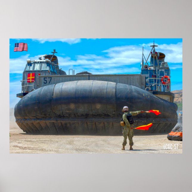 BEACH ASSAULT - LCAC-57 POSTER (Framsidan)