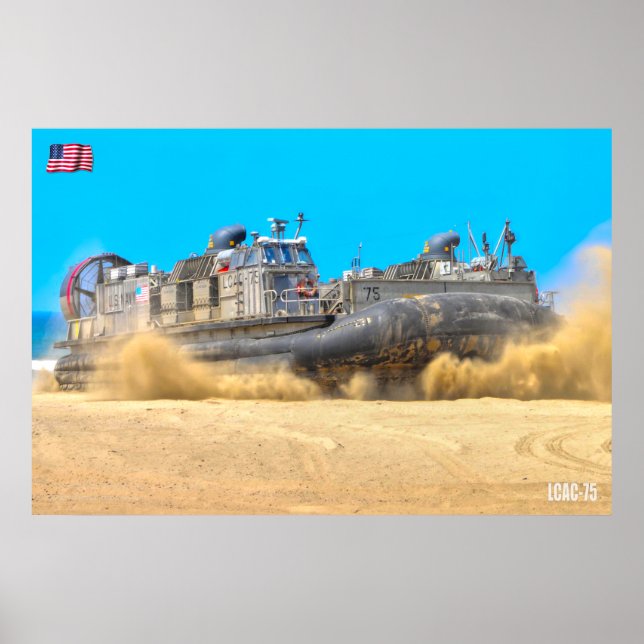 BEACH ASSAULT - LCAC-75 POSTER (Framsidan)