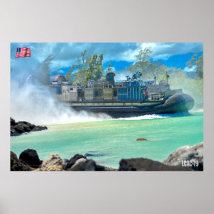 BEACH ASSAULT - LCAC-79 POSTER
