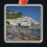 Beach at Amalfi, Kampanien, Italien Julgransprydnad Metall<br><div class="desc">COPYRIGHT Paul Thompson / DanitaDelimont.com| EU16 PTH0080.jpg| Beach at Amalfi,  Kampanien,  Italien</div>