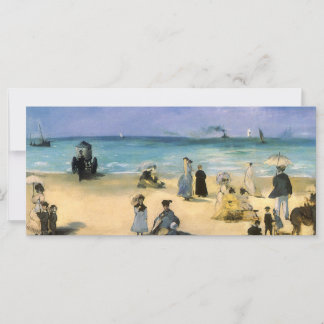 Beach at Boulogne by Edouard Manet, Vintage Art
