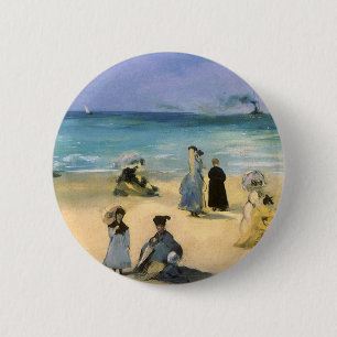 Beach at Boulogne by Edouard Manet, Vintage Art Knapp