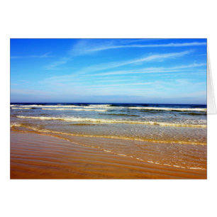 Beach at Daytona Beach, Florida Hälsningskort