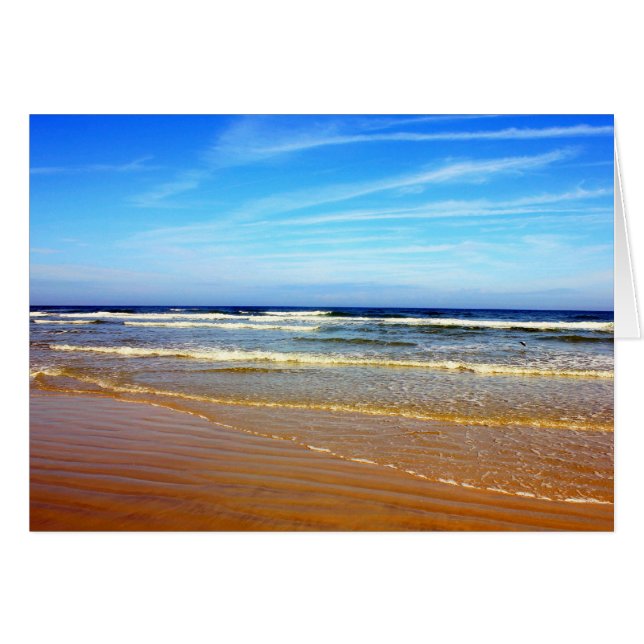 Beach at Daytona Beach, Florida Hälsningskort (Framsidan Horizontal)