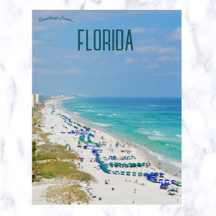 Beach at Destin Florida USA Vykort