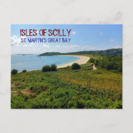 Beach at Great Bay, St. Martin's - Isles Of Scilly Vykort