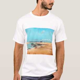 Beach at Low Tide (Mouth of the River), Edgar Dega T Shirt