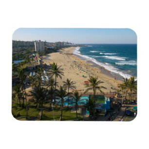 Beach at Margate, södra Kusten, Kwazulu-Natal 2 Magnet