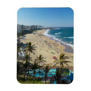 Beach at Margate, södra Kusten, Kwazulu-Natal Magnet