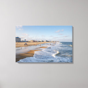 Beach at Ocean City, Maryland Canvastryck