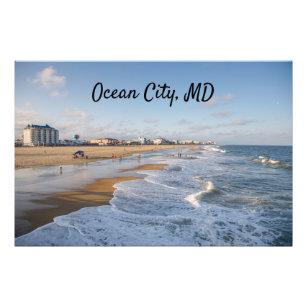 Beach at Ocean City, Maryland Fototryck