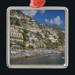 Beach at Positano, Kampanien, Italien Julgransprydnad Metall<br><div class="desc">COPYRIGHT Paul Thompson / DanitaDelimont.com| EU16 PTH0084.jpg| Beach at Positano,  Kampanien,  Italien</div>