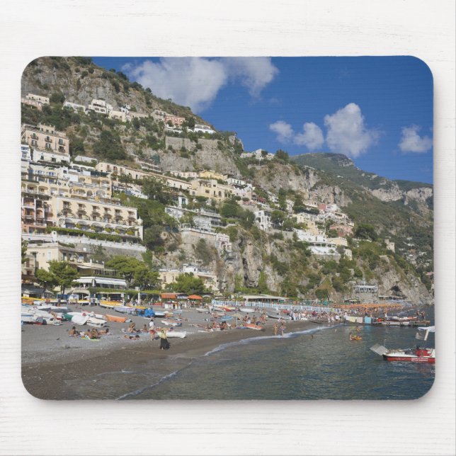 Beach at Positano, Kampanien, Italien Musmatta (Framsidan)