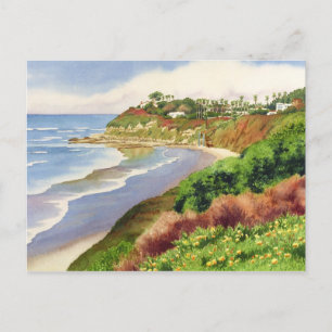 Beach at Swami's Encinitas Vykort