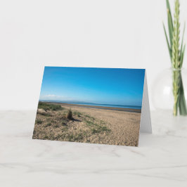 Beach at Troon Scotland-vykort Kort