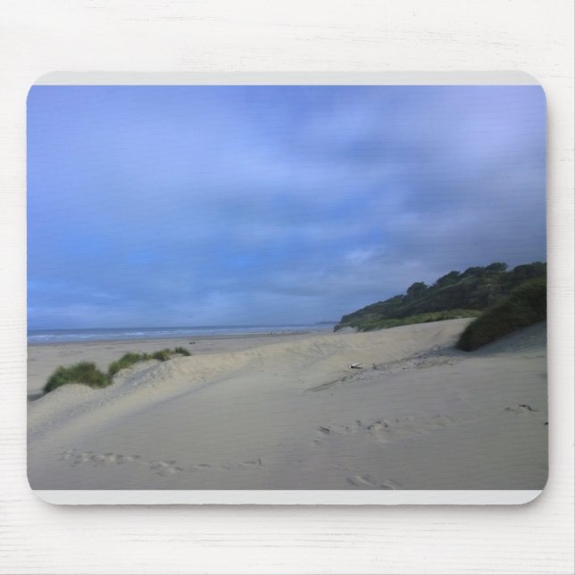 Beach at Yaquina Bay, Newport, OR Musmatta (Framsidan)