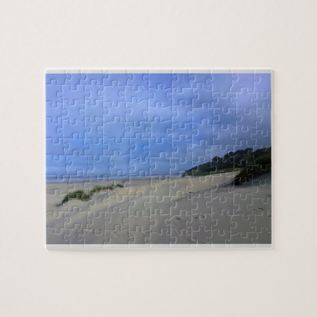 Beach at Yaquina Bay, Newport, OR Pussel (Horisontell)