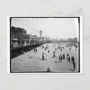 Beach, Atlantic City New jersey c1905 Vintage Vykort