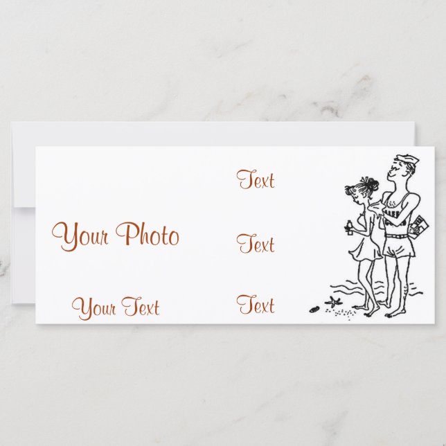 Beach Attraktion-rackkort (Framsida)