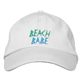 BEACH BABE cap Broderad Keps