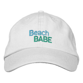 BEACH BABE cap Broderad Keps