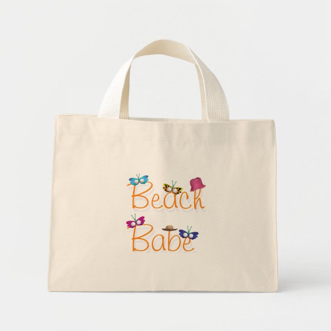 Beach Babe Mini Tygkasse (Framsidan)