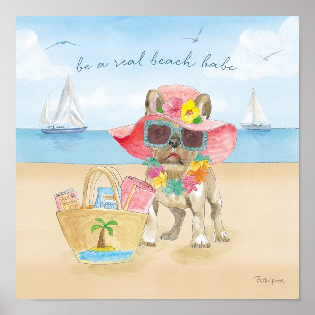 Beach Babe Poster (Framsidan)