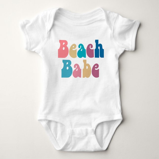 Beach Babe T Shirt (Framsida)