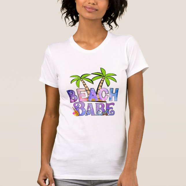 Beach Babe T Shirt (Framsida)