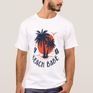 Beach babe t shirt