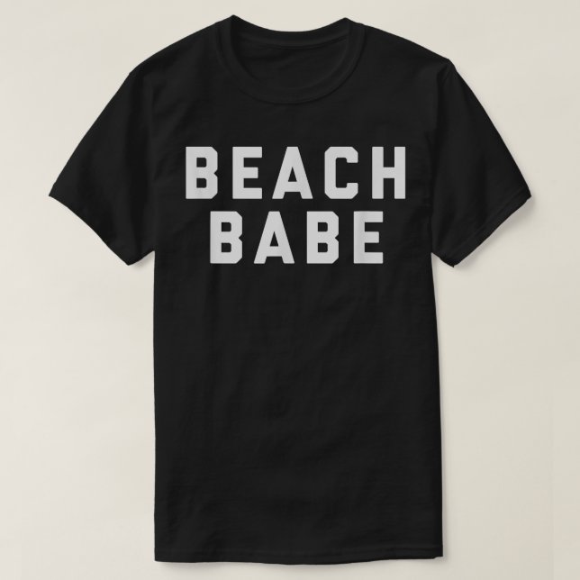 Beach Babe  T Shirt (Design framsida)