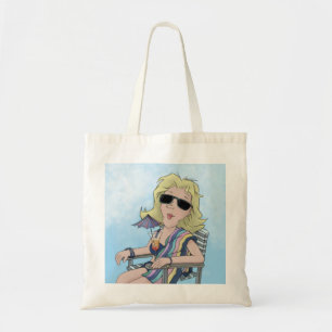 Beach Babe Tote Bag Tygkasse