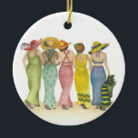 Beach Babes Julgransprydnad Keramik<br><div class="desc">För alla mina ursprungliga vattenfärgsfärger i butiken användor jag den "begränsada paletten". Röd, Gult, blå. Detta ger alla skuggor och nyanser du ser i mina målningar. Röd, gult och blå genomskinlig vattenfärg i både varma och coola skuggor kan blandas för att få vilken färg som helst i spektrumet. Jag anser...</div>
