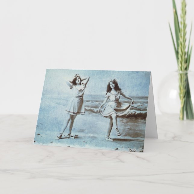 Beach Babes Kort (Framsida)